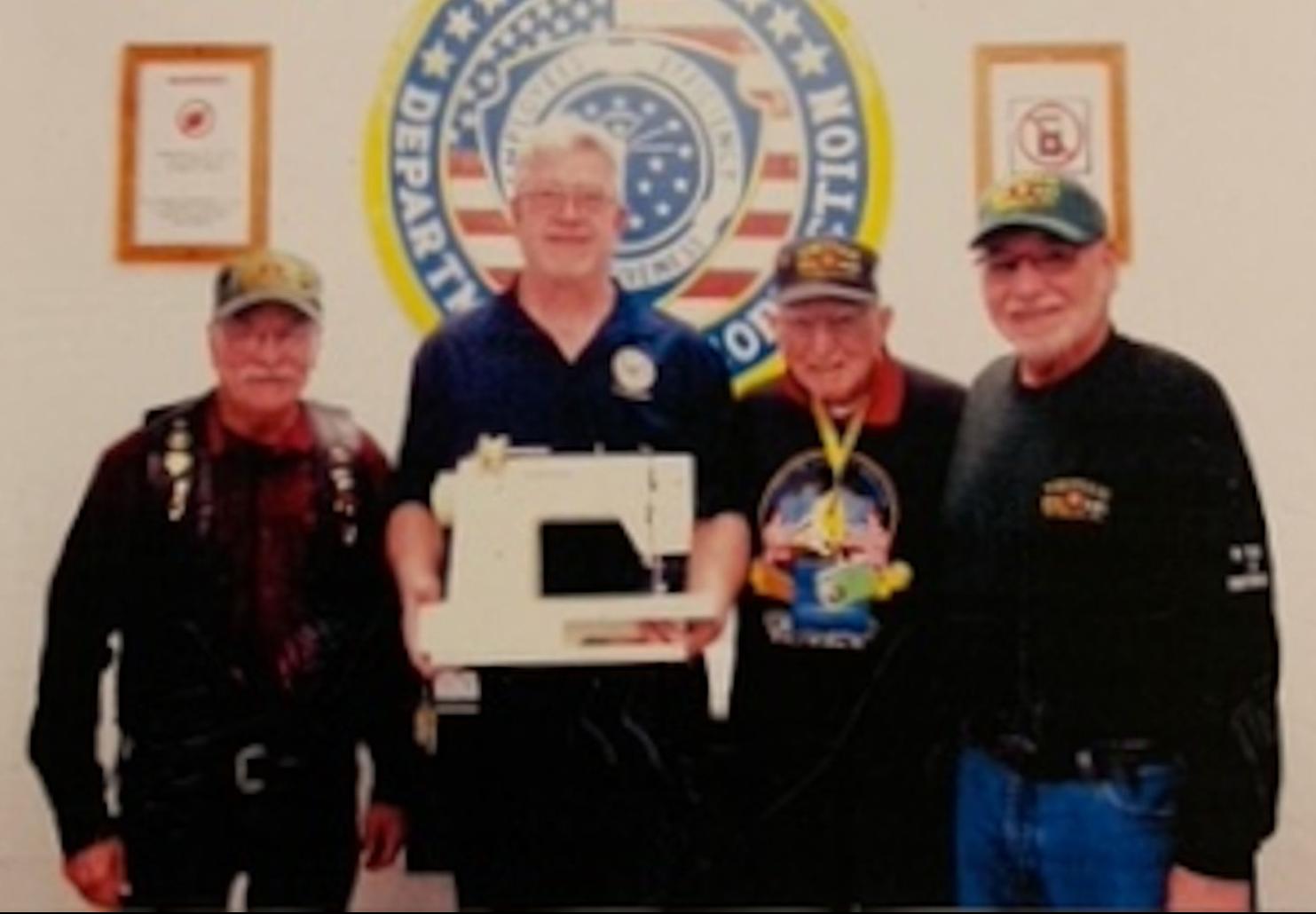 Vietnam Veterans of LP County donate sewing machine to Westville Correctional